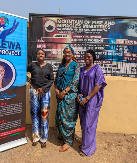 Led Autism Awareness Efforts as Project Consultant for Iwalewa Autism Foundation